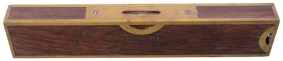 Tower & Lyon, New York, New York: Ten-Inch Rosewood Plumb & Level