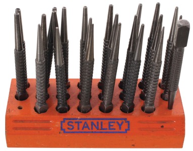 Stanley Rule & Level: Orig. Hdwe. Store Display For Nail Set