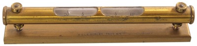 W. & L.E. Gurley, Troy, New York: Unused 6" Precision Bench Level
