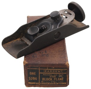 Sargent & Company, New Haven, Connecticut, No. 5206: Adj. Low Angle Block Plane