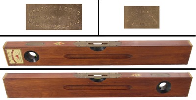 John Rabone & Sons, Birmingham, England, No. 113: Unused 24" Mahogany Level