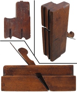 M. Long, Reading, Pennsylvania: Wide Quirk Ovolo/Bea Molding Plane