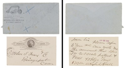 Fray & Pigg, Bridgeport, Connecticut: Orig. Correspondence With John S. Fray & Co