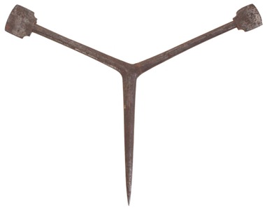 Unmarked: Unus. Three Arm Buttonhole Cutter