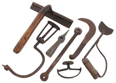 Assorted Makers: Coll. Of Interesting Hand Forged Tools