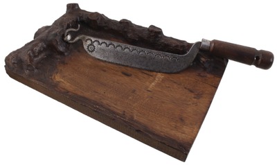 Unmarked: Early Decorated Euro Kitchen Chopper