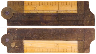 J. & G.H. Walker, New York, New York: Extra Clean Early Six-Inch Caliperding Rule
