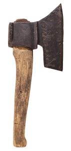 Unmarked: Classice Early 19th C. 7" Hewing Axe
