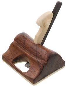 Unmarked: Showy Rosewood & Bone Router Plane