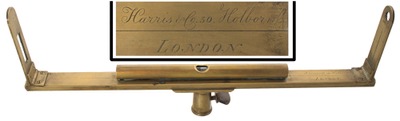 Harris & Company, 50 Holborn, London, England: Solid Brass Sighting Level