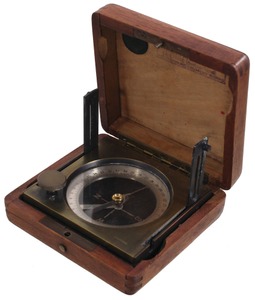 A. Stopani & Company, Ltd., Berne, Switzerland: Precision Hvy. Brass Sighting Compass