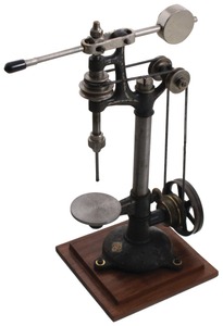 Bing Brothers, Nuremburg, Germany: Highly Detailed Toy Steam Drive Drill Press