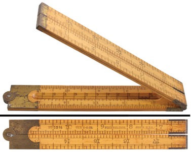 Chapin-Stephens Company, Pine Meadow, Connecticut, No. 53 1/2: Two-Foot/Four-Fold Folding Rule
