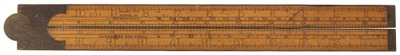 Stanley Rule & Level, No. 15: Two-Foot, Two-Fold Folding Rule