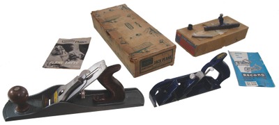 Assorted Makers: Two Original Box Woodworking Planes