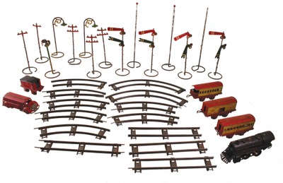 Hafner Manufacturing Company, Chicago, Illinois: "Overland Flyer" Tran Set