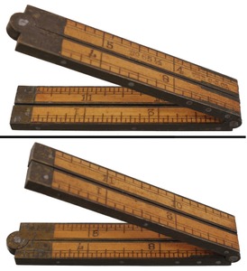 Chapin-Stephens Company, Pine Meadow, Connecticut, No. 65 1/2: One Foot, Four Fold Folding Rule