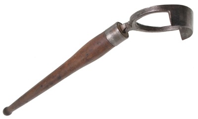 Unmarked: Massive Hand Forged Circular Form Scorp