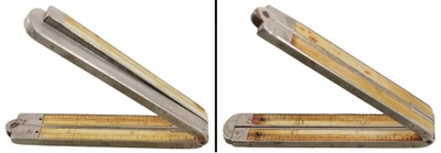 STANLEY (Unmarked), No. 40: One-Foot, Four-Fold Caliper Folding Rule