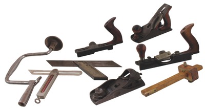Assorted Makers: Lot Of Clean & Usabl Woodworking Tools