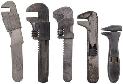 Assorted Makers: Five Small Size Nut Wrenches