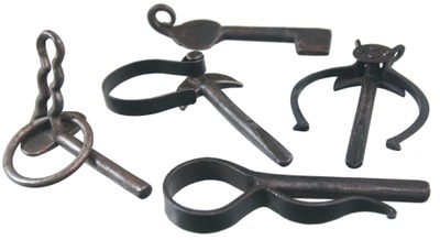 Unmarked: Collection Of Five Ox Bow Pins