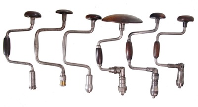 Assorted Makers: Six Early Type Bit Braces