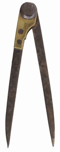 Unmarked: Pair Of 18th C. Hand Forged Dividers