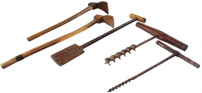 Assorted Makers: Lot Of Assorted Timber Framing Tools