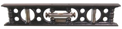 Millers Falls Company, Millers Falls, Massachusetts: Cast Iron Filigree Plumb & Level