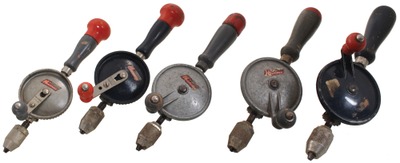 Stanley Rule & Level: Coll. Of Five "Handyman" Hand Dril