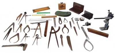 Assorted Makers: Lot Of Assorted Layout Tools