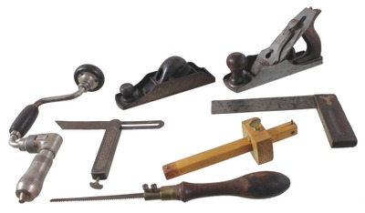 Assorted Makers: Lot Of Clean & Usabl Woodworking Tools