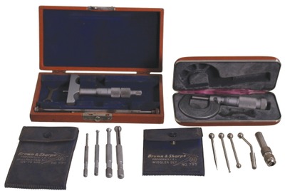 Brown & Sharpe Manufacturing Company, Providence, Rhode Island: Four Extra Clean Machinists' Tools