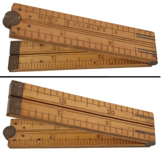 Stanley Rule & Level, No. 69: One Foot, Four Fold Folding Rule