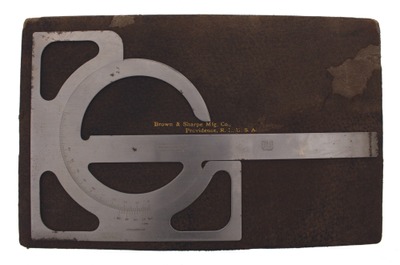 Brown & Sharpe Manufacturing Company, Providence, Rhode Island: Draughtsman's Protractor
