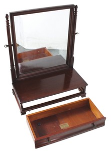 Kling Factories, Mayville, New York: Solid Mahogany Dressing Stand