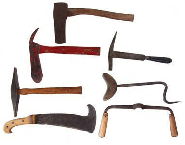 Assorted Makers: Misc. Farm & Shop Tools Opportunity Lo