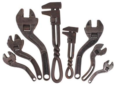 Assorted Makers: 3 Stepped Sets Of Wrenches