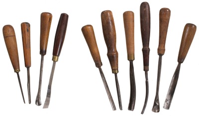 Assorted Makers: Ten Clean & Usabbl Carving Tools