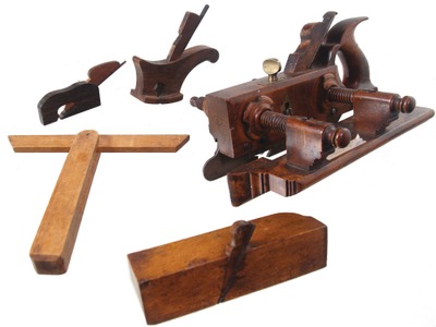 Assorted Makers: Lot Of Clean & Usabl Woodworking Tools