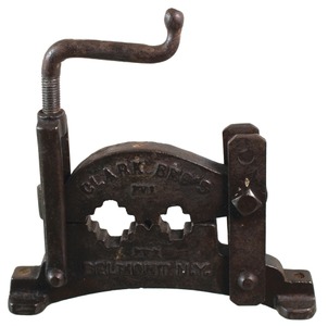 Clark Brothers, Belmont, New York: Early Patent Pipe Vise