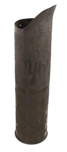 Unmarked: Ww I Howitzer Shell Trench Art