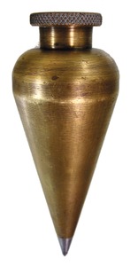 Unmarked: Extra Clean Brass Plumb Bob