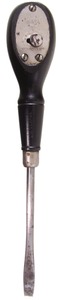 Gerge E. Gay, Manufacturer, Augusta, Maine: Early Patent 4" Rev. Type Screwdriver