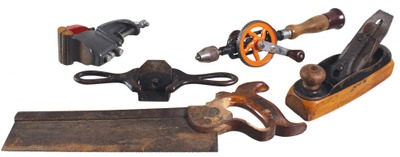 Assorted Makers: Lot Of Clean & Usabl Woodworking Tools