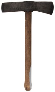 Unmarked: Classic Early Type Dbl. Mortise Axe
