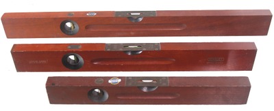 Stanley Rule & Level: Three Unused Wooden Levels