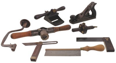 Assorted Makers: Lot Of Clean & Usabl Woodworking Tools