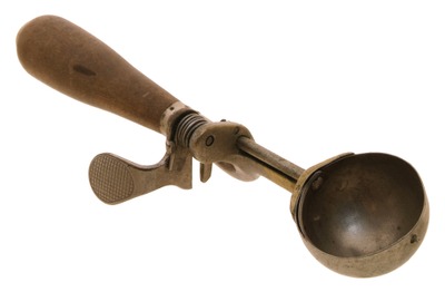 T.N. Benedict Manufacturing Company, East Syracuse, New York, No. 4: Indestruco Thumb Oper. Ice Cream Scoo